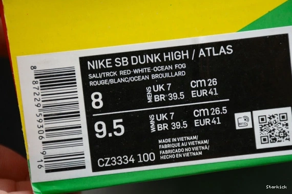 CZ3334-100 Sea High Lost SB Atlas (2020) at Nike Dunk 0727
